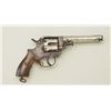 Image 3 : Large frame DA revolver marked “FRONTIER  ARMY” on the top strap, .44 cal., 5-1/8”  barrel, nickel f