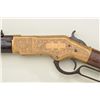 Image 3 : Engraved Winchester Model 1866 lever action  rifle, signed “J.U.” for John Ulrich  (1850-1924) on th