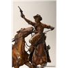 Image 10 : Fantastic original bronze signed “Kauba” and  entitled “How Kola” showing great action and  fine det