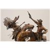 Image 7 : Fantastic original bronze signed “Kauba” and  entitled “How Kola” showing great action and  fine det