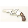 Image 2 : Smith & Wesson Baby Russian spur trigger  revolver, .38 cal., 3-1/4” barrel, nickel  finish, carved 