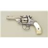 Image 1 : Factory engraved Smith & Wesson top break DA  revolver, .38 cal., 3-1/4” barrel, nickel  finish, pea