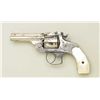 Image 2 : Factory engraved Smith & Wesson top break DA  revolver, .38 cal., 3-1/4” barrel, nickel  finish, pea