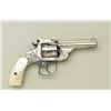 Image 3 : Factory engraved Smith & Wesson top break DA  revolver, .38 cal., 3-1/4” barrel, nickel  finish, pea