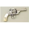 Image 4 : Factory engraved Smith & Wesson top break DA  revolver, .38 cal., 3-1/4” barrel, nickel  finish, pea