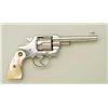 Image 8 : Colt Official Police double action 38 caliber  revolver 4” barrel, factory nickel plated,  medallion