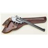 Image 11 : Smith & Wesson 3rd Model single shot 22  Target pistol with 10” barrel, blued finish,  checkered woo
