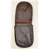Image 12 : Pair of original tooled leather saddlebags  with concealed holster for a percussion  revolver the si