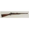 U.S. Springfield Trapdoor Model 1877 saddle  ring carbine, .45-70 cal., 22” barrel, wood  half stock