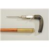 Image 6 : 19th century European Cane gun with 5.5mm rim  fire double action, 6 shot revolver mounted  with bay