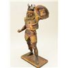 Image 7 : Art metal statue of ancient warrior in armor  measures approx. 20” in ht. including base.  Nicely pa
