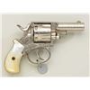 Image 2 : Period engraved DA revolver marked “BRITISH  BULL-DOG” on top strap, .41 cal., 2-1/2”  barrel, nicke