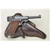 Image 1 : Luger semi-auto pistol dated 1937 on top of  frame and S/42 on top of toggle, 9mm cal., 4”  barrel, 