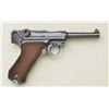 Image 9 : Luger semi-auto pistol dated 1937 on top of  frame and S/42 on top of toggle, 9mm cal., 4”  barrel, 