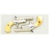 Image 2 : Pair of Colt 3rd Model Derringers in 41 cal  rim fire, nickel plated ivory grips with  original to t