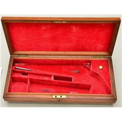 Colt London Navy case in very good plus to  near fine original condition showing red  velveteen line