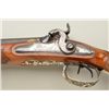 Image 5 : French High Art double barrel Flintlock  Fowler converted to percussion with fancy  high relief hall