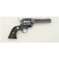 Colt Single Action Army revolver .38-40 cal  4-3/4” barrel, factory “B” engraved by Dennis  Kies, fu