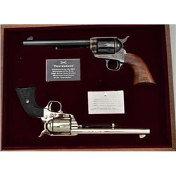 Pair of Commemorative Colt Single Action  revolvers, consisting of Peacemaker  Centennial and Fronti