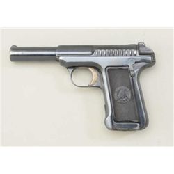 Savage Model 1907 .380 semi-auto pistol blued  finish, hard rubber grips, serial #B2111  with factor