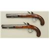 Image 11 : Pair of flintlock dueling pistols by Joseph  Manton in their original case with  accessories remaini
