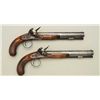 Image 7 : Pair of flintlock dueling pistols by Joseph  Manton in their original case with  accessories remaini