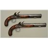 Image 9 : Pair of flintlock dueling pistols by Joseph  Manton in their original case with  accessories remaini