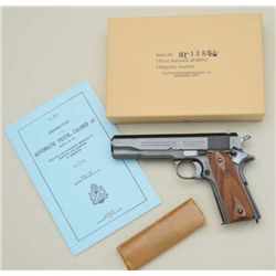 Colt Model 1911 .45ACP cal semi-automatic  pistol (re-issue), serial #ADC12801 like new  in box with