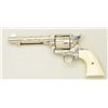 Image 10 : Colt Single Action Army revolver .45 cal,  5-1/2” barrel fully and finely western style  scroll engr