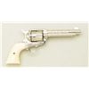 Image 3 : Colt Single Action Army revolver .45 cal,  5-1/2” barrel fully and finely western style  scroll engr