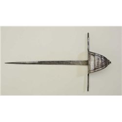 Authentic Spanish Main Gauche, circa about  1600-1650 with approx. 16-3/4  blade 21-1/2   overall an