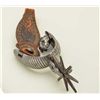 Image 4 : High grade single Mexican spur from late 19th  century showing fancy silver work and  pitiado strap 