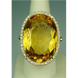 Rare Estate Ensemble. “Made in Italy” 14  karat yellow gold ladies designer neckpiece  and ring fine