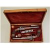 Image 2 : Pair of percussion Dueling/Target pistols by  Bovy of Belgium in fine to excellent  condition, cased