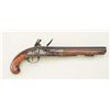 American late 18th to early 19th century  Flintlock pistol with Ketland lock and  British proofed ba