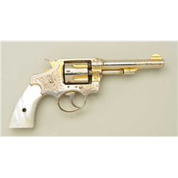 Manuel Escodin Spanish copy of a Smith &  Wesson hand ejector DA revolver, .32 long  cal., 4” barrel