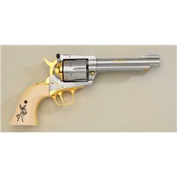 Ruger New Model Black Hawk  38-40 caliber  single-action stainless steel revolver with  5-1/2” barre