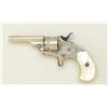 Image 6 : Colt 1872, 22 cal. 7 shot open top revolver  N.Y. style period scroll engraved, nickel  plated, pear