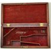 Original 19th century case for percussion era  American revolver possibly Alsop or mass  arms.  The 