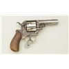 Belgian DA revolver marked “BRITISH BULL-DOG”  on top strap, .44 cal., 3-1/8” barrel,  nickel finish