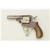 Image 3 : Belgian DA revolver marked “BRITISH BULL-DOG”  on top strap, .44 cal., 3-1/8” barrel,  nickel finish