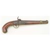 Central European Horseman's size Military  pistol converted from Flintlock to percussion  and German