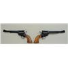 Image 13 : Pair of Ruger super black hawk 44 magnum  caliber single action revolvers in early  production range