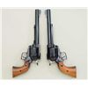 Image 16 : Pair of Ruger super black hawk 44 magnum  caliber single action revolvers in early  production range