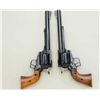 Image 17 : Pair of Ruger super black hawk 44 magnum  caliber single action revolvers in early  production range