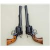 Image 18 : Pair of Ruger super black hawk 44 magnum  caliber single action revolvers in early  production range