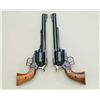 Image 20 : Pair of Ruger super black hawk 44 magnum  caliber single action revolvers in early  production range