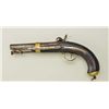 Image 3 : French martial single shot pistol by  Chatellerault, Model 1837, .60 cal., 6”  barrel, back action l
