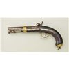 Image 4 : French martial single shot pistol by  Chatellerault, Model 1837, .60 cal., 6”  barrel, back action l