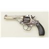 Image 4 : Antique Smith & Wesson top break DA revolver,  .32 cal., 3-1/2” barrel, nickel finish,  checkered bl